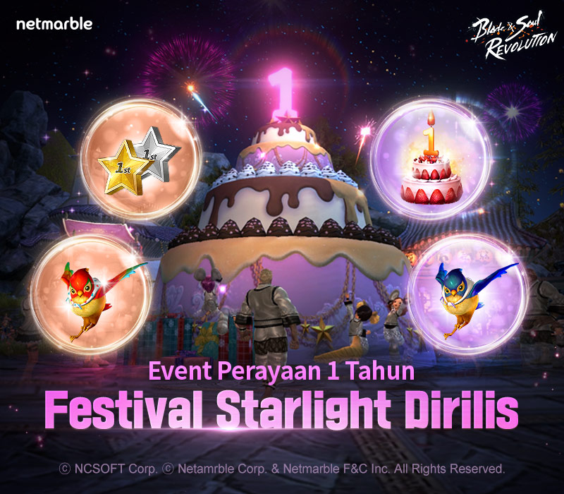 [blade&soul revolution] rayakan ulang tahun pertama dengan class baru “assassin” dan festival starlight