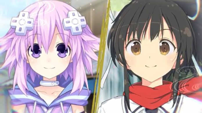 senran kagura hyperdimension neptunia ps4 crossover trailer opening