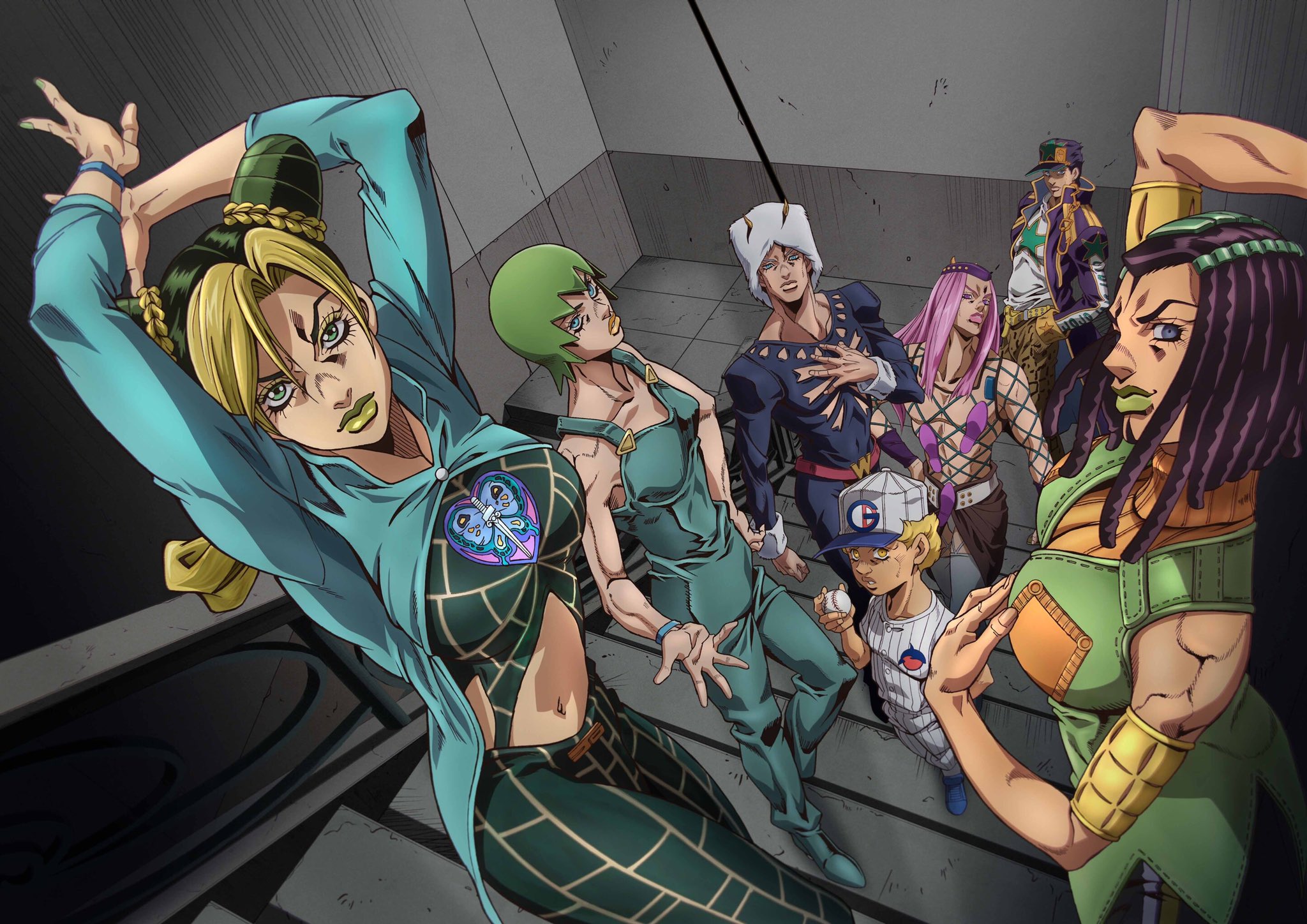 anime jojos bizarre adventure stone ocean visual 2