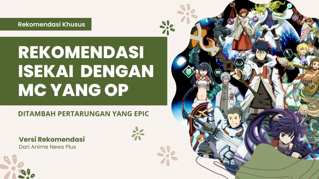 Rekomendasi Anime Isekai Terbaik dengan MC Yang OP dan Epic Battle!