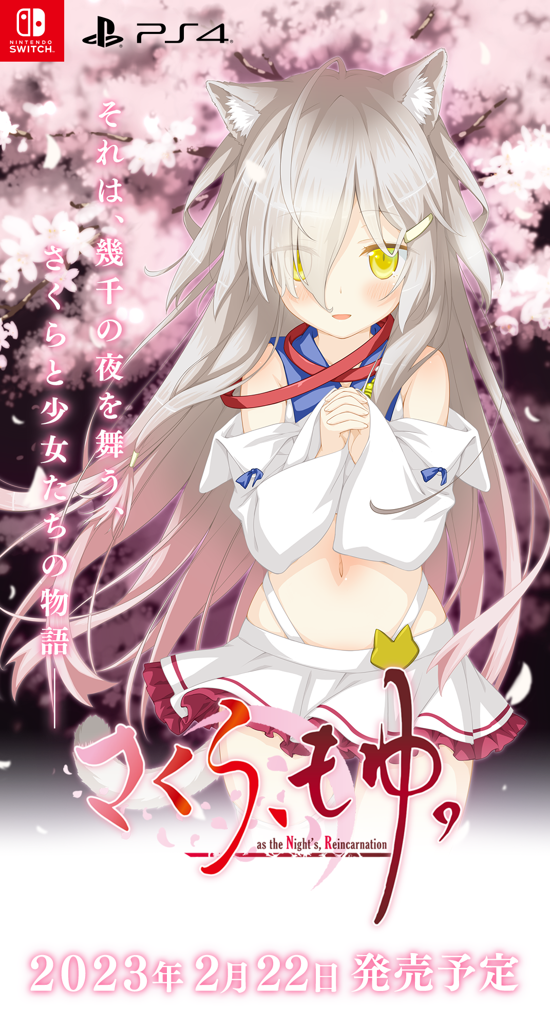 sakura moyu. as the night’s reincarnation visual