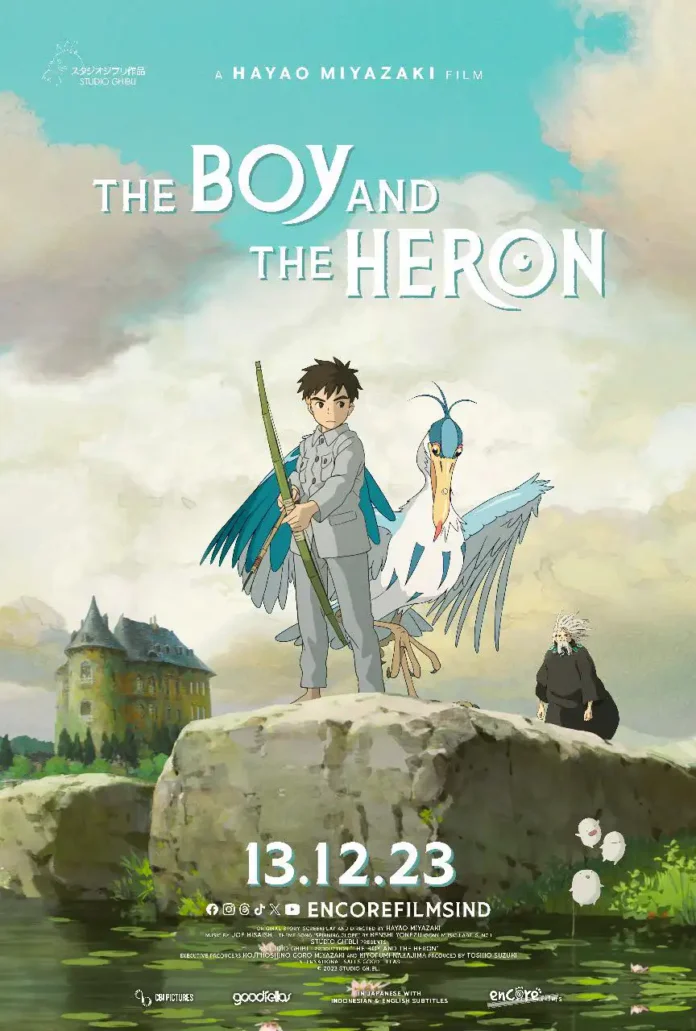 the boy and the heron (kimitachi wa dou ikiru ka) poster visual