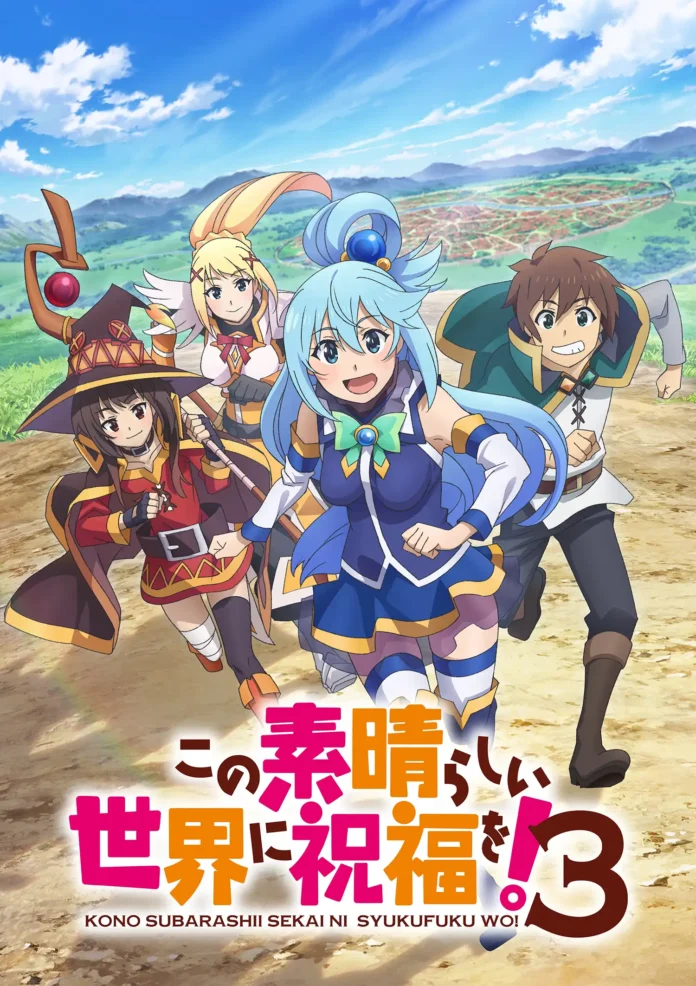 konosuba gods blessing on this wonderful world season 3 key visual