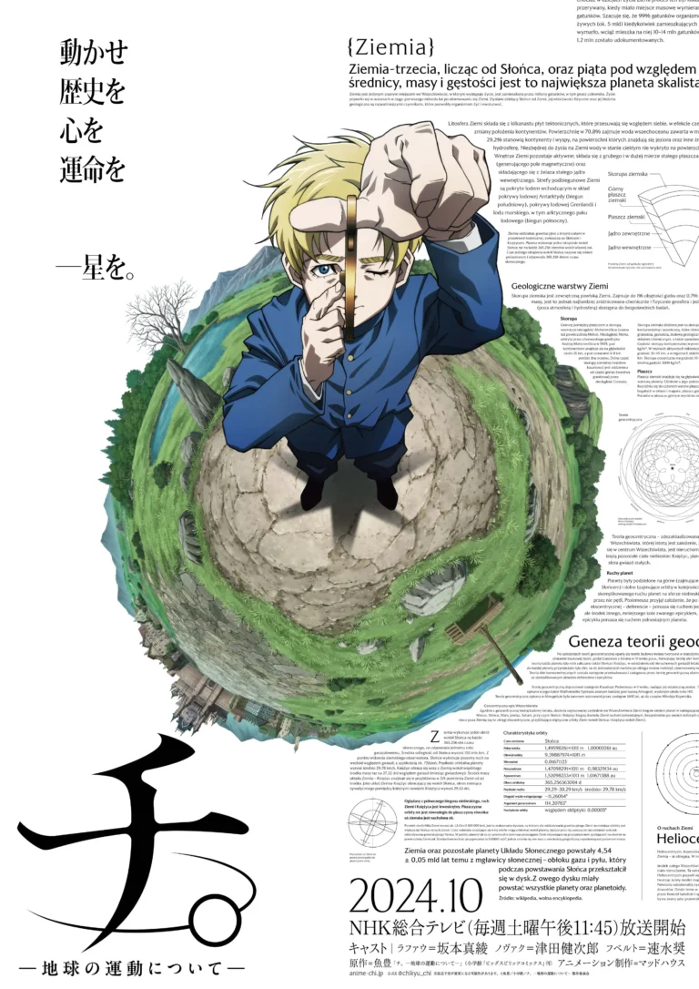 Manga Orb: On the Movements of the ​​​Earth Dapatkan Adaptasi Anime